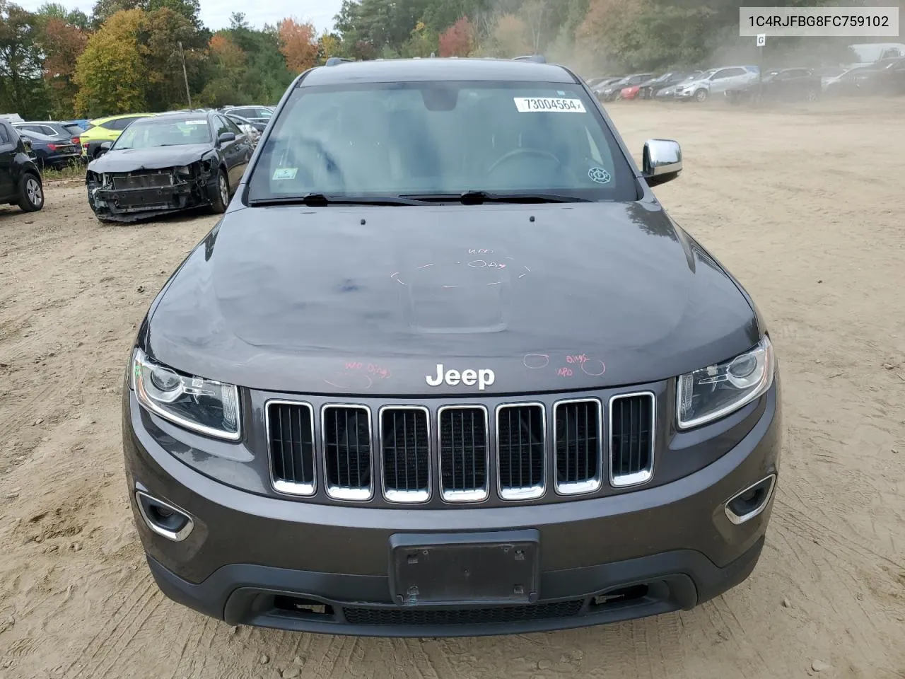 1C4RJFBG8FC759102 2015 Jeep Grand Cherokee Limited