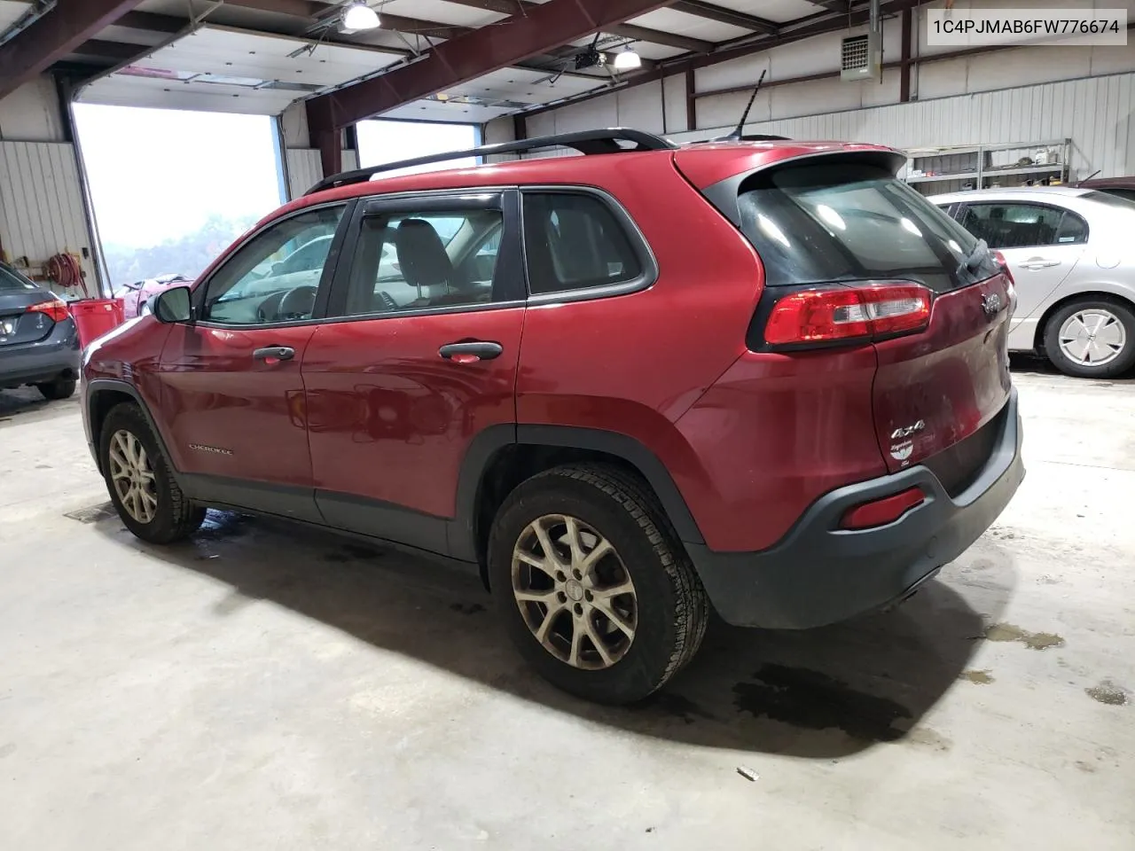 2015 Jeep Cherokee Sport VIN: 1C4PJMAB6FW776674 Lot: 73047674