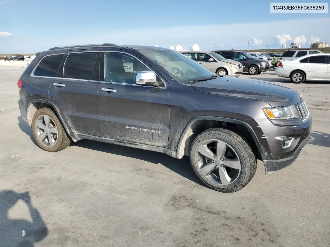 2015 Jeep Grand Cherokee Limited VIN: 1C4RJEBG6FC635260 Lot: 73051884