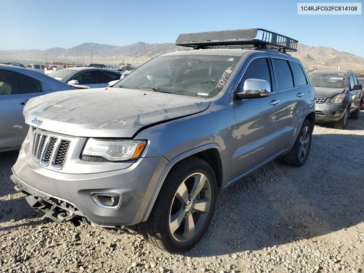 2015 Jeep Grand Cherokee Overland VIN: 1C4RJFCG2FC814108 Lot: 73059524