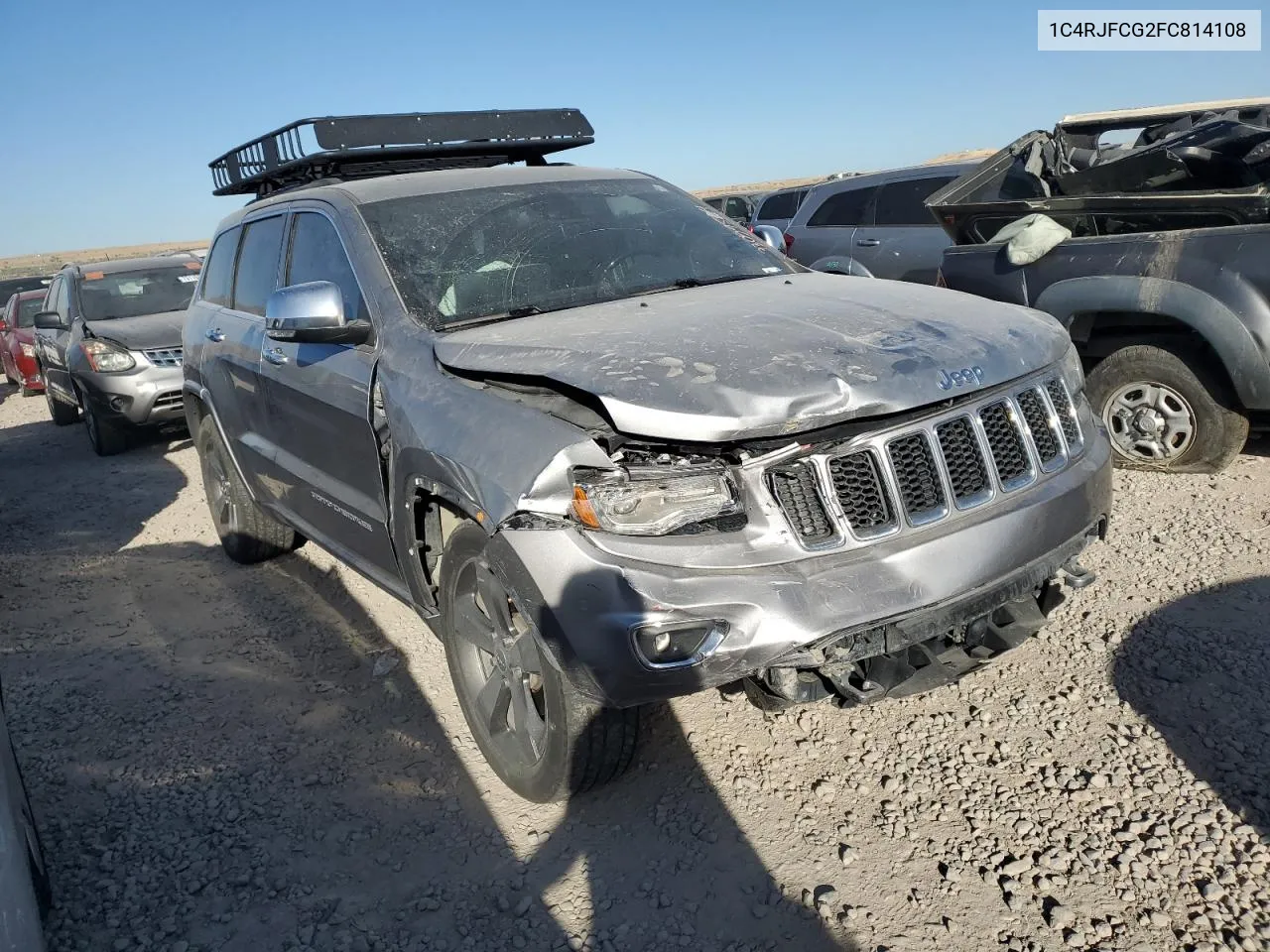 2015 Jeep Grand Cherokee Overland VIN: 1C4RJFCG2FC814108 Lot: 73059524