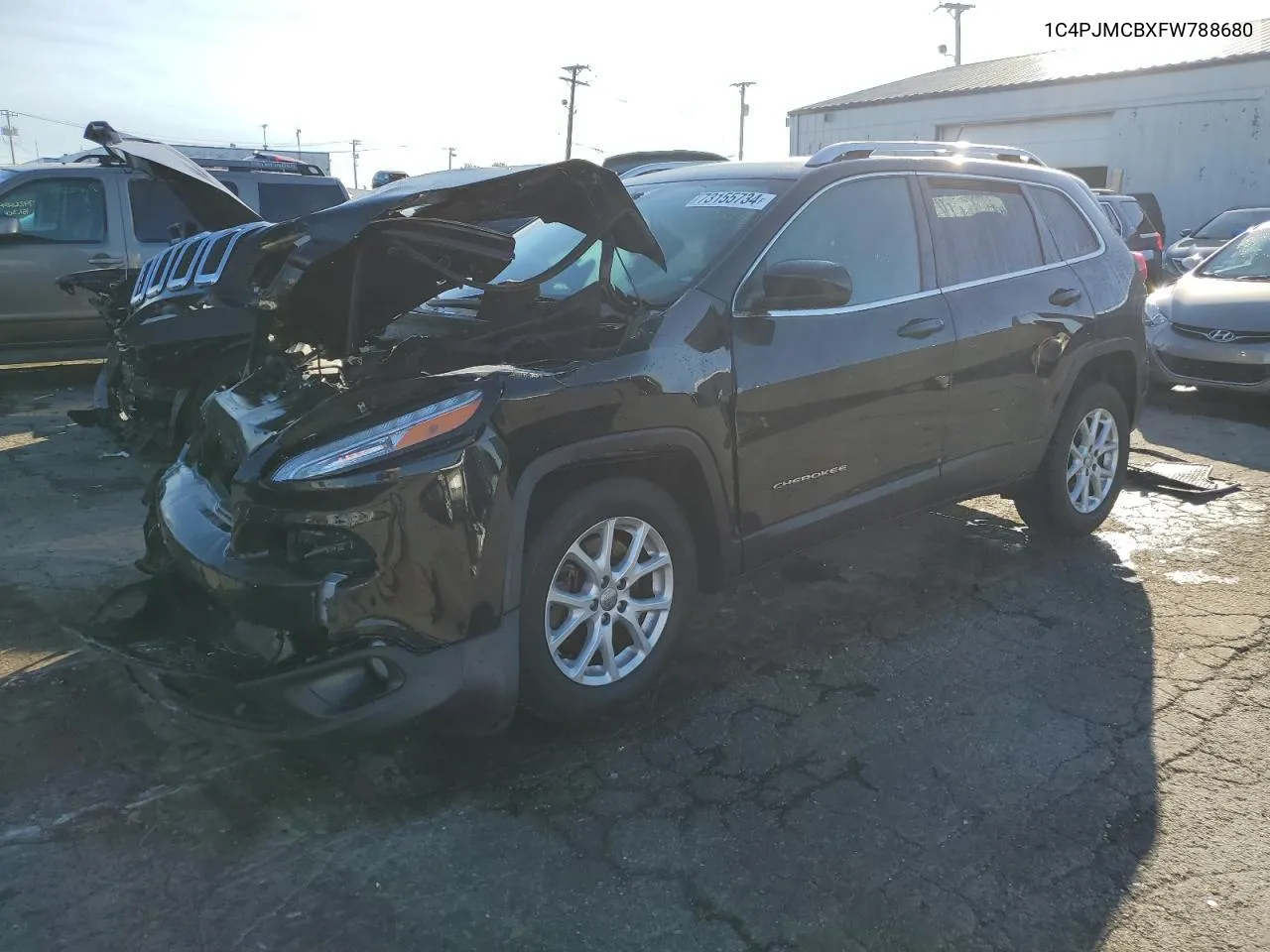 1C4PJMCBXFW788680 2015 Jeep Cherokee Latitude