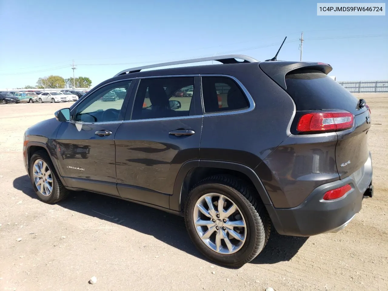 2015 Jeep Cherokee Limited VIN: 1C4PJMDS9FW646724 Lot: 73159344