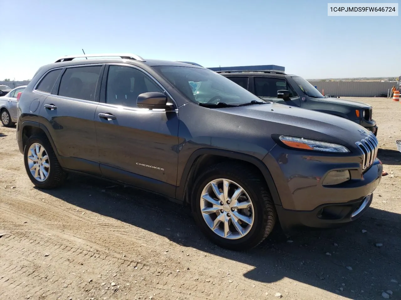 2015 Jeep Cherokee Limited VIN: 1C4PJMDS9FW646724 Lot: 73159344