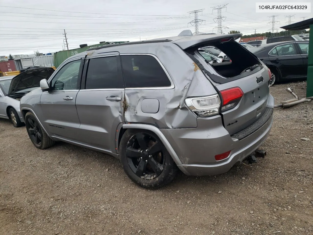 2015 Jeep Grand Cherokee Laredo VIN: 1C4RJFAG2FC643329 Lot: 73181744