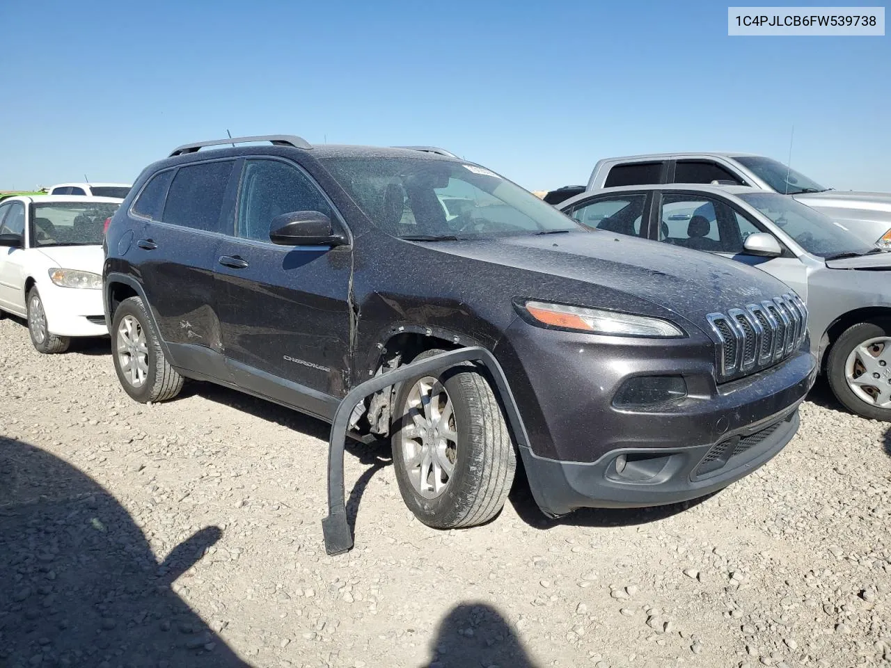 1C4PJLCB6FW539738 2015 Jeep Cherokee Latitude