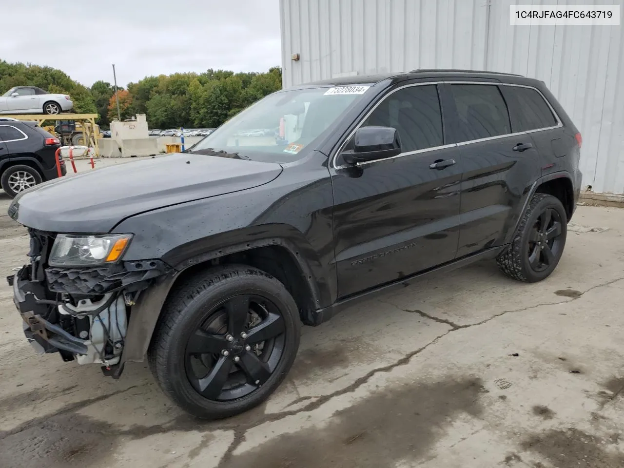 2015 Jeep Grand Cherokee Laredo VIN: 1C4RJFAG4FC643719 Lot: 73228034