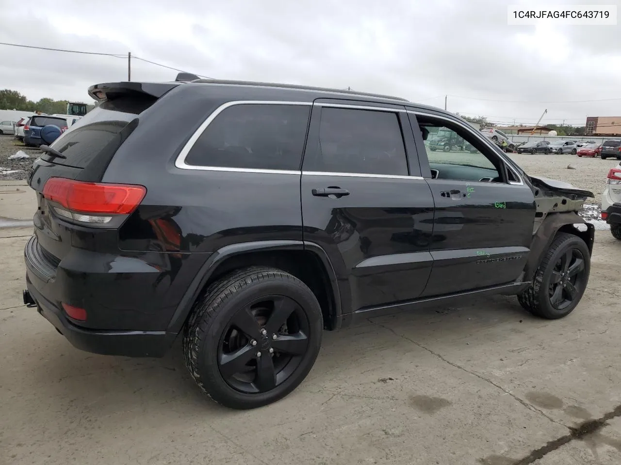 2015 Jeep Grand Cherokee Laredo VIN: 1C4RJFAG4FC643719 Lot: 73228034