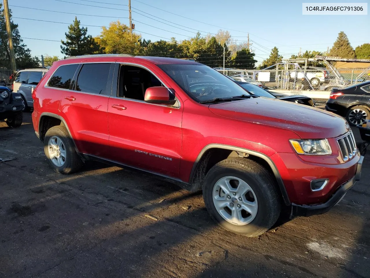 1C4RJFAG6FC791306 2015 Jeep Grand Cherokee Laredo