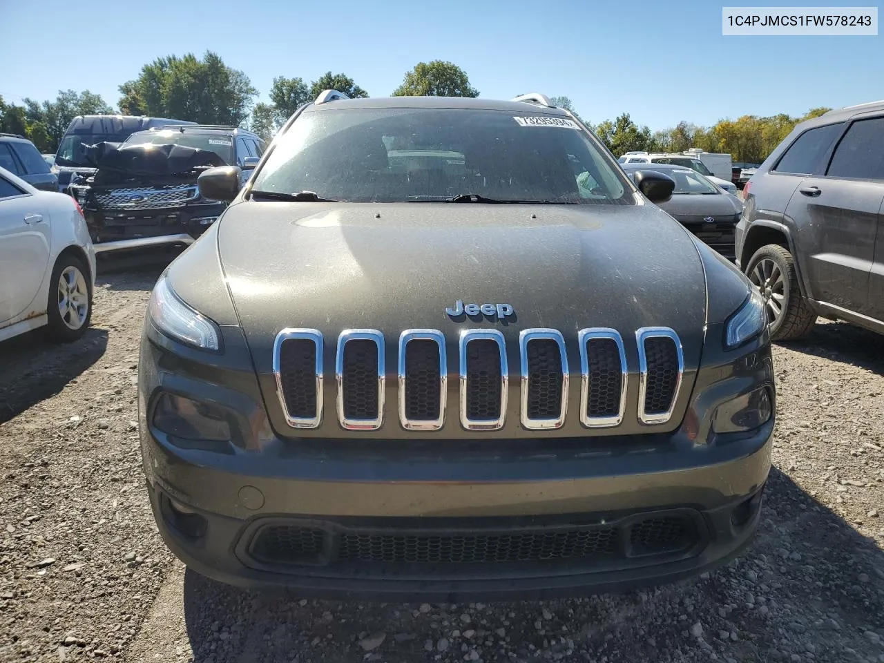 1C4PJMCS1FW578243 2015 Jeep Cherokee Latitude