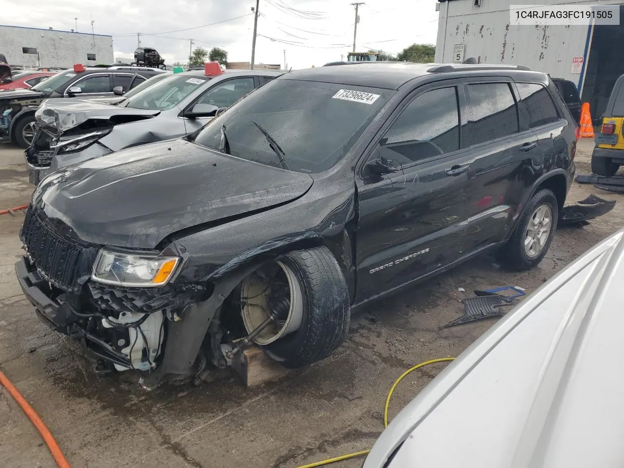 2015 Jeep Grand Cherokee Laredo VIN: 1C4RJFAG3FC191505 Lot: 73296624