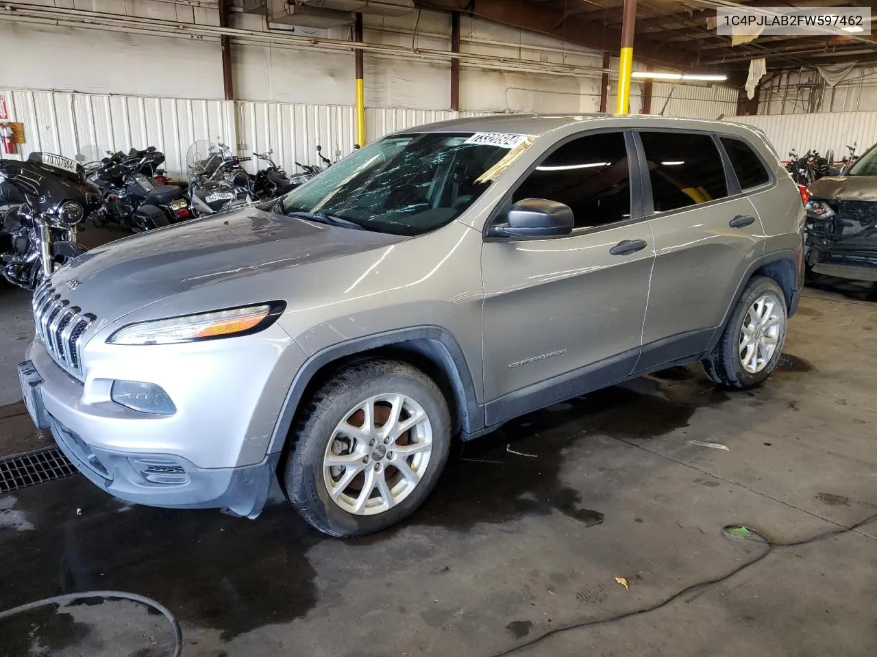 2015 Jeep Cherokee Sport VIN: 1C4PJLAB2FW597462 Lot: 73320504