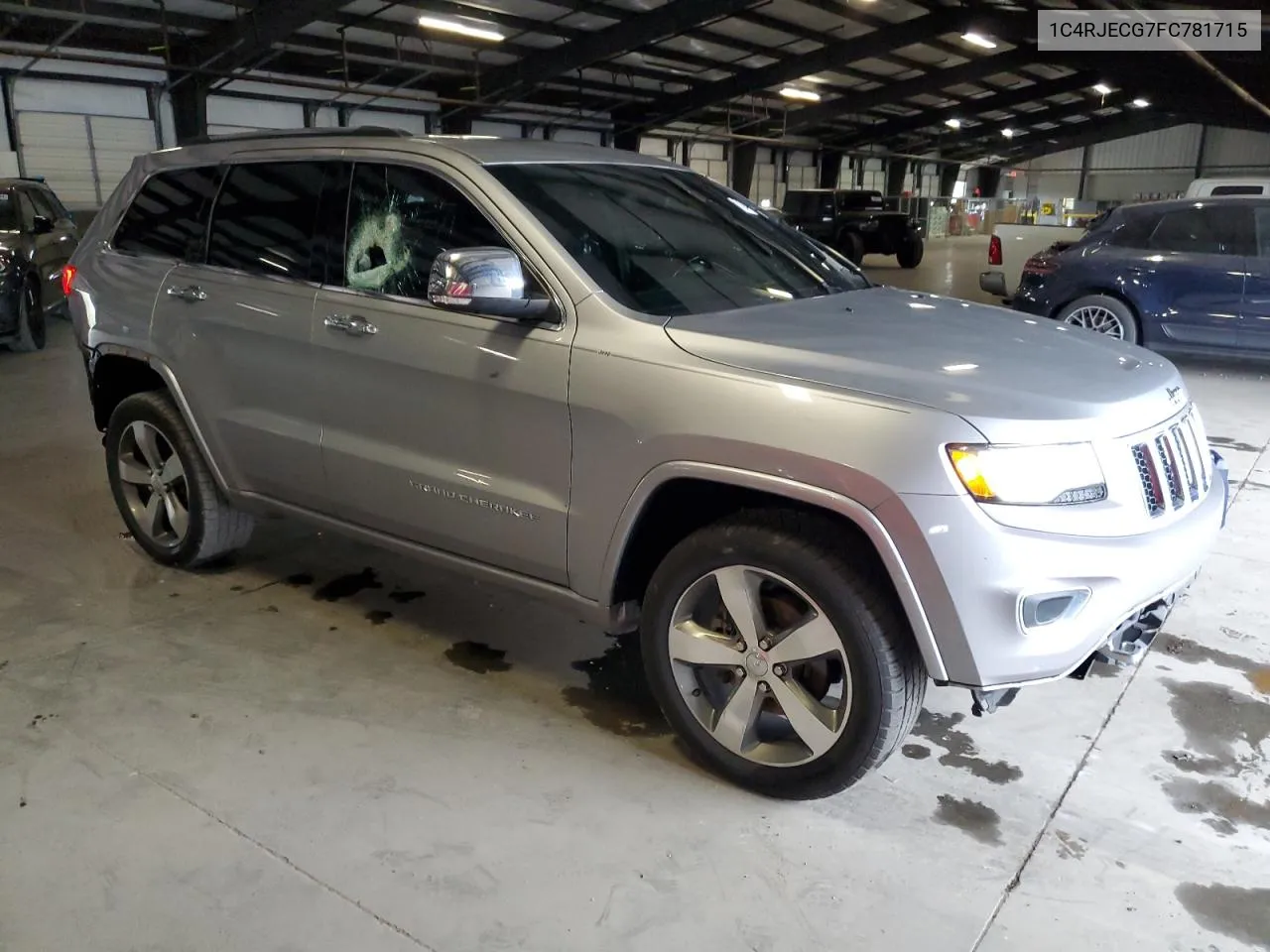 2015 Jeep Grand Cherokee Overland VIN: 1C4RJECG7FC781715 Lot: 73321744