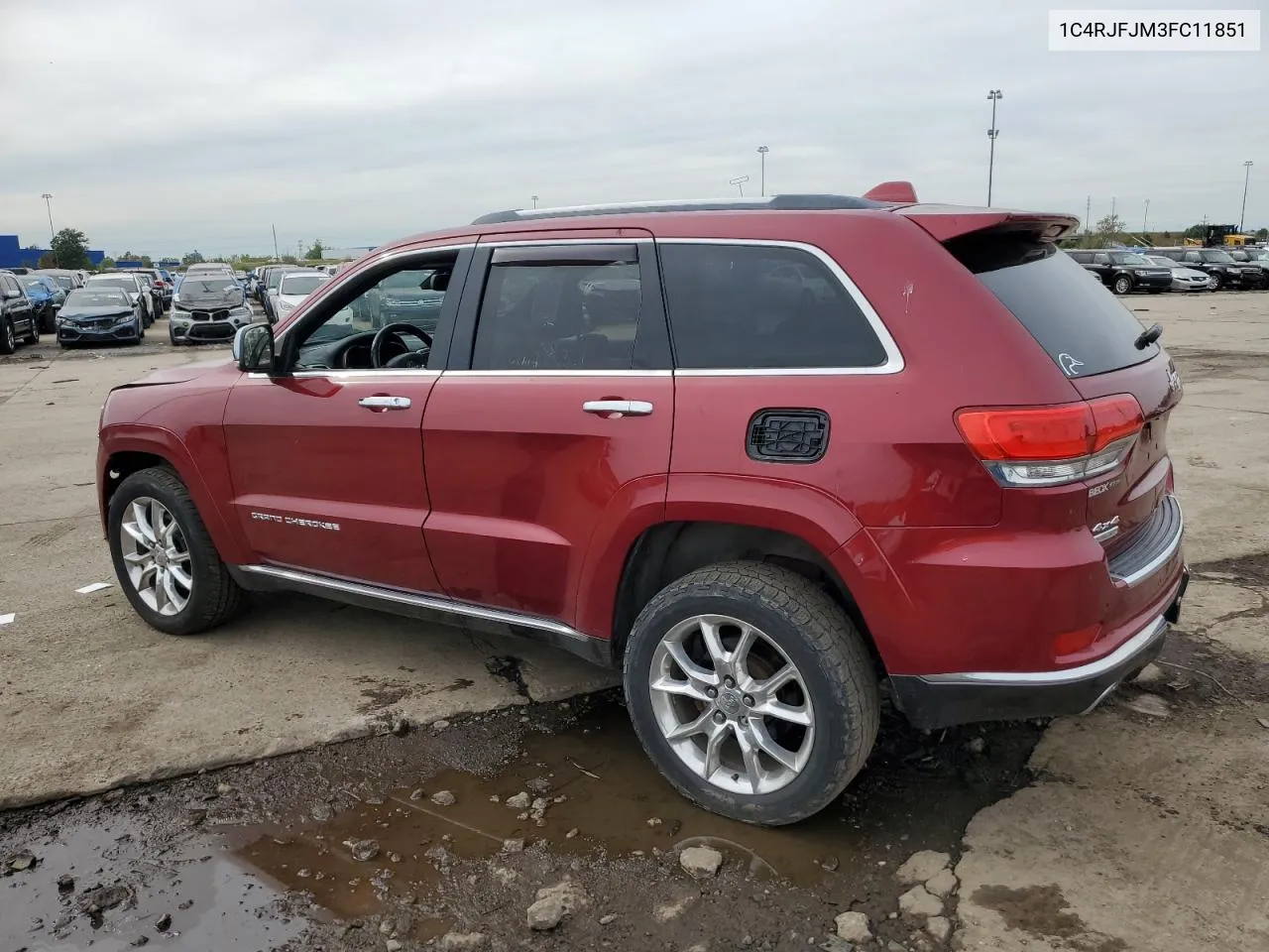 2015 Jeep Grand Cherokee Summit VIN: 1C4RJFJM3FC11851 Lot: 73327674