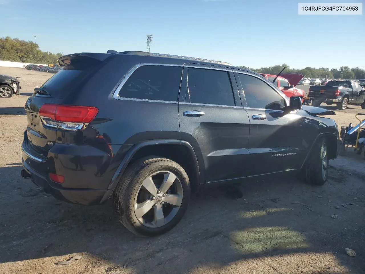 2015 Jeep Grand Cherokee Overland VIN: 1C4RJFCG4FC704953 Lot: 73341194