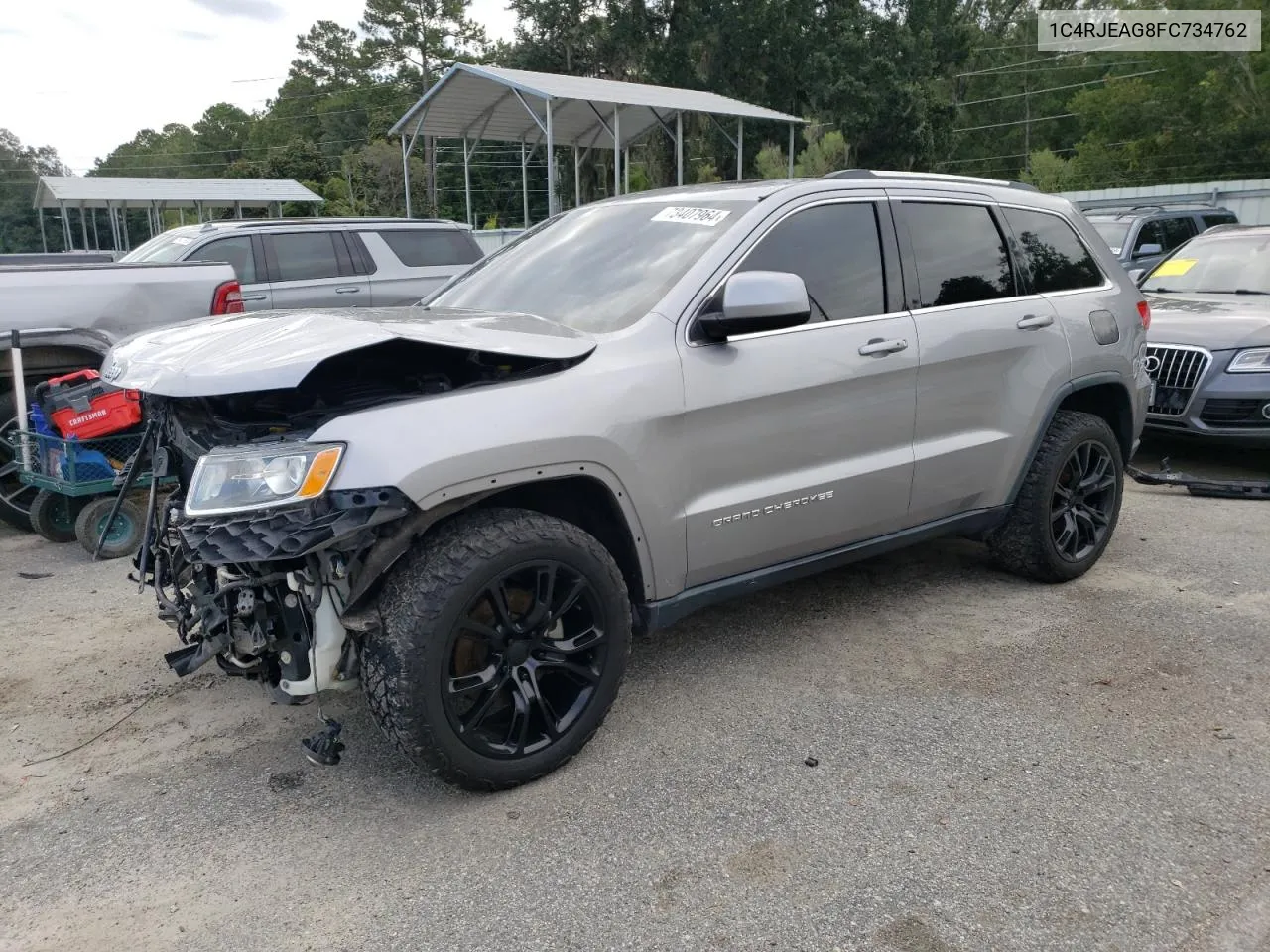 1C4RJEAG8FC734762 2015 Jeep Grand Cherokee Laredo