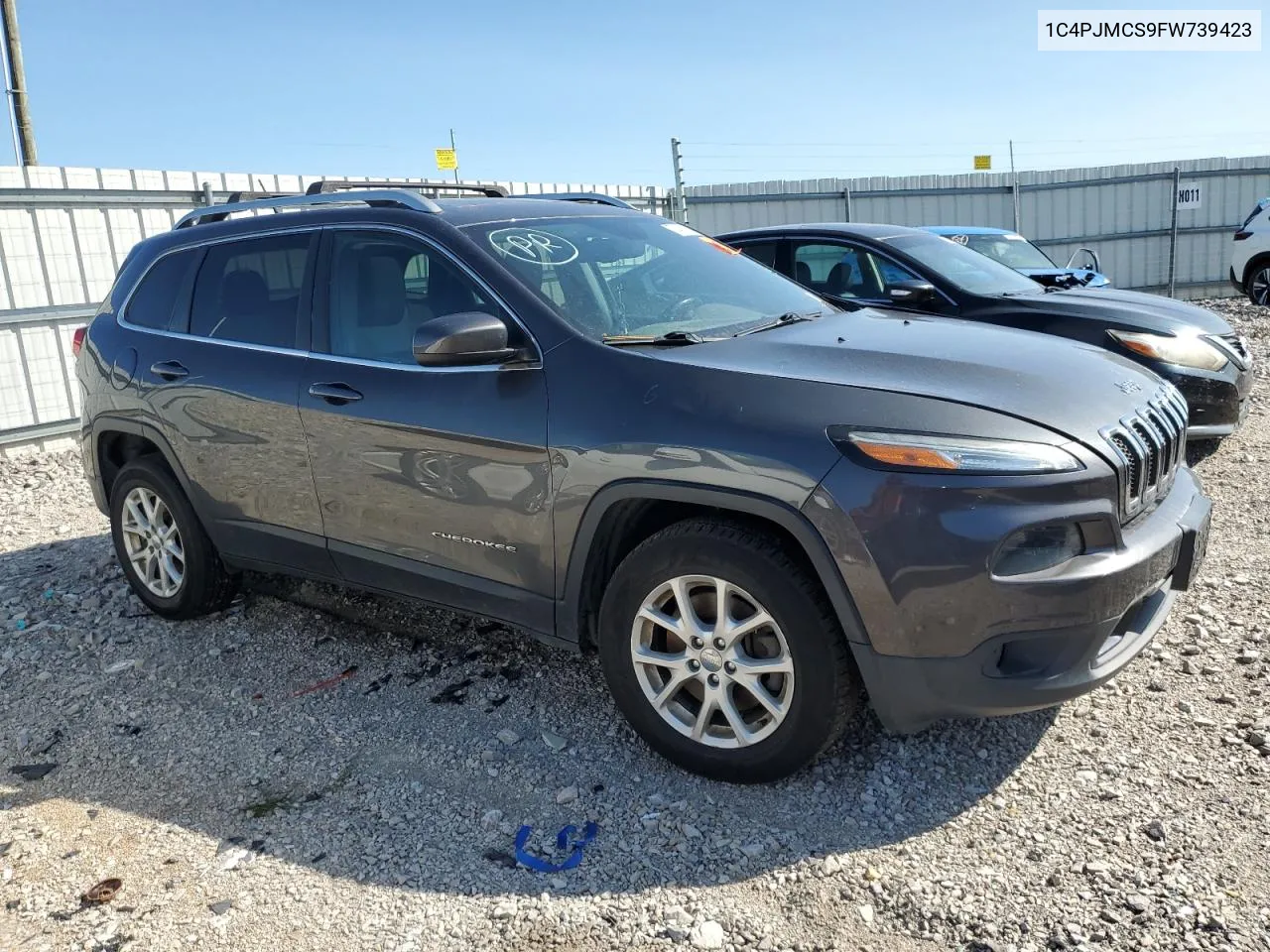 2015 Jeep Cherokee Latitude VIN: 1C4PJMCS9FW739423 Lot: 73411114