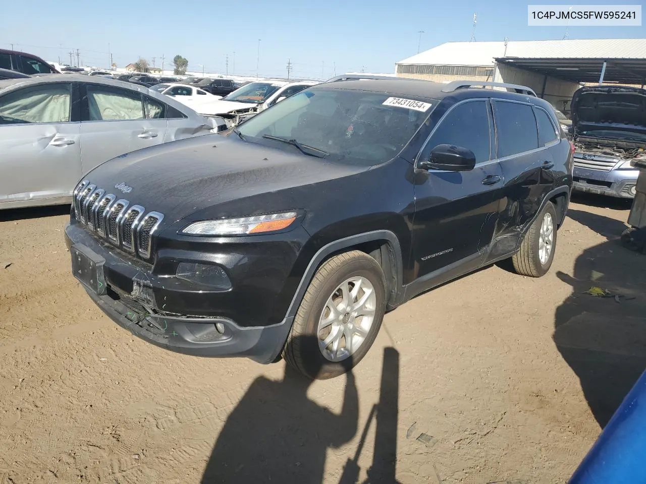 2015 Jeep Cherokee Latitude VIN: 1C4PJMCS5FW595241 Lot: 73431054