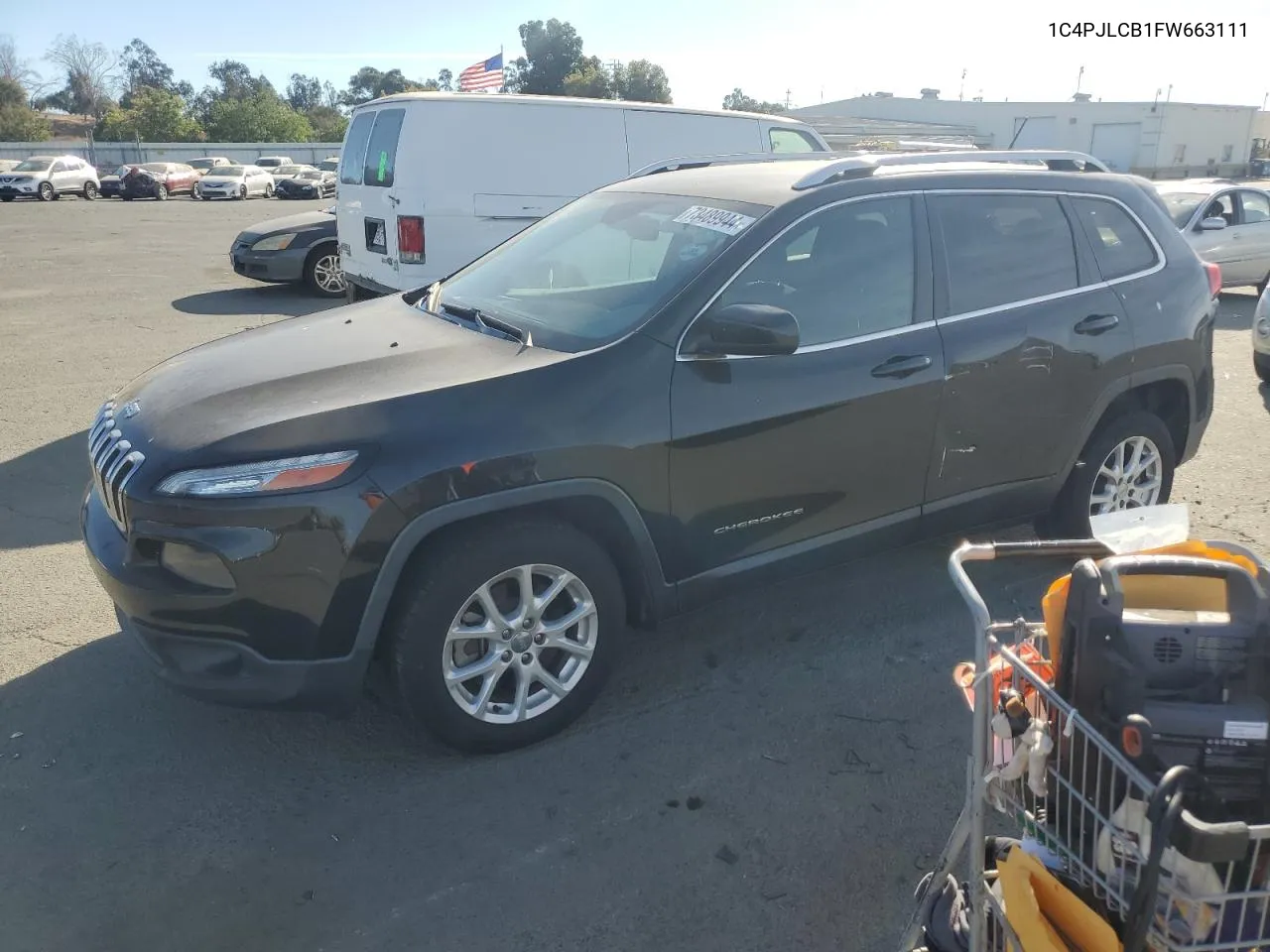 1C4PJLCB1FW663111 2015 Jeep Cherokee Latitude