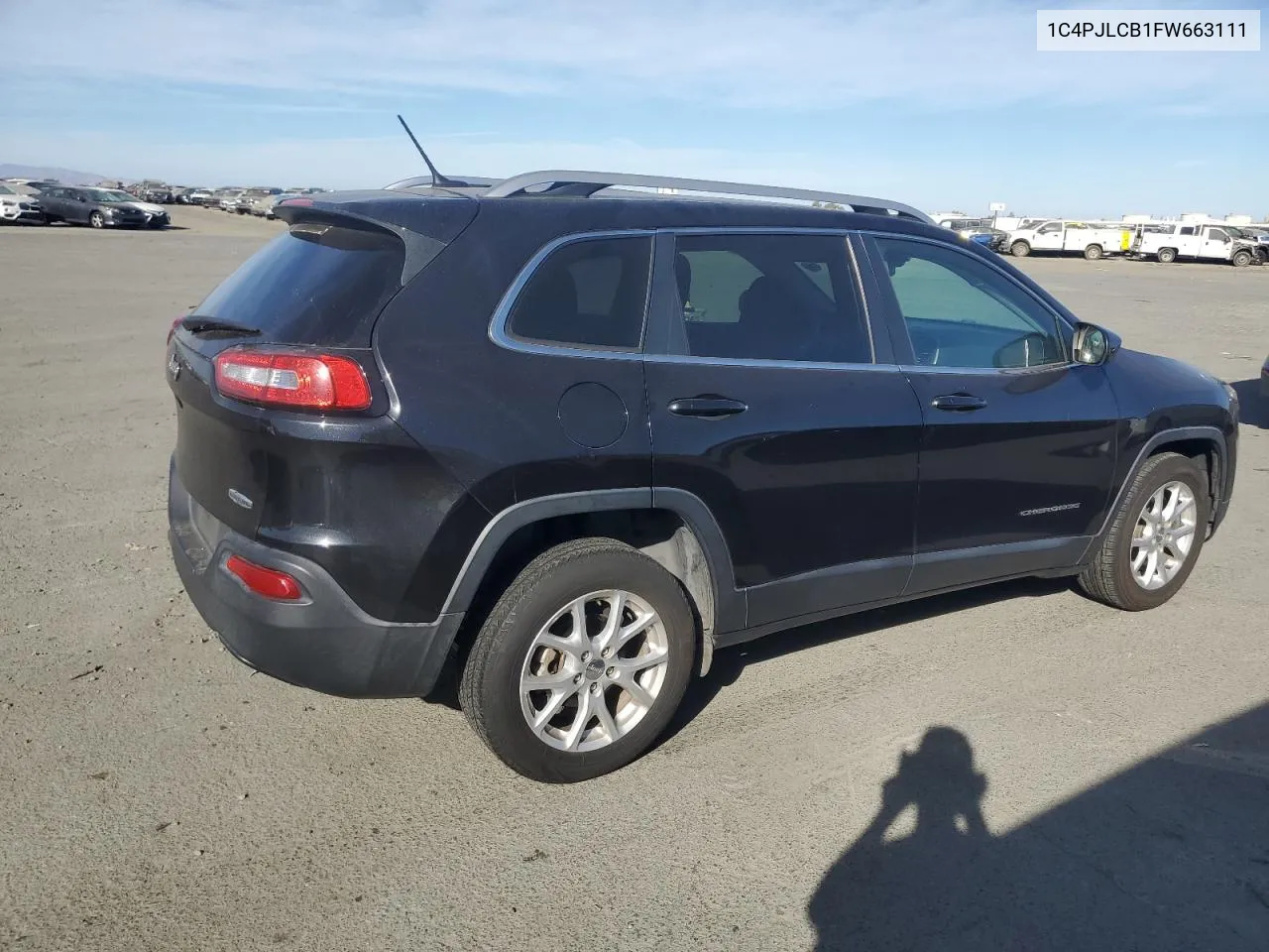 1C4PJLCB1FW663111 2015 Jeep Cherokee Latitude