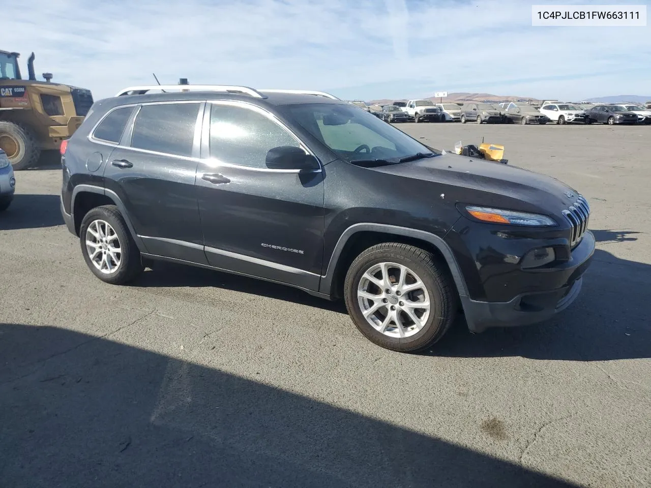 1C4PJLCB1FW663111 2015 Jeep Cherokee Latitude