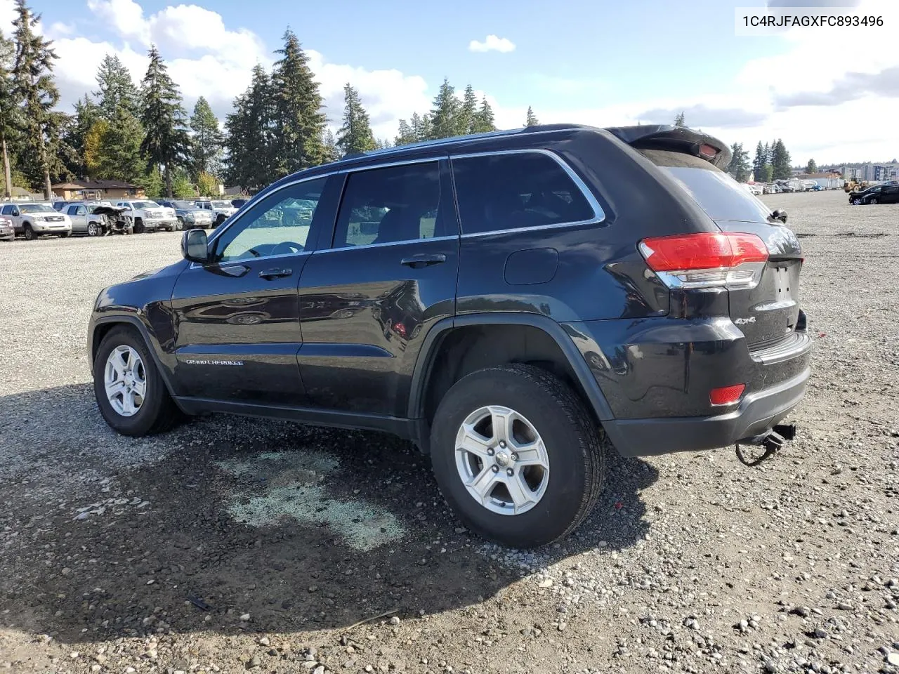 2015 Jeep Grand Cherokee Laredo VIN: 1C4RJFAGXFC893496 Lot: 73555524