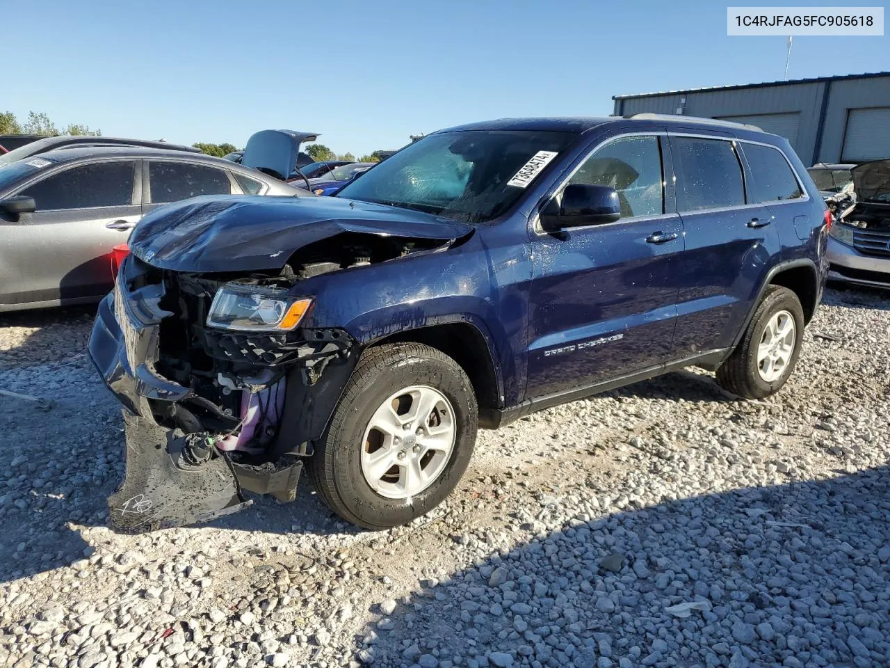 2015 Jeep Grand Cherokee Laredo VIN: 1C4RJFAG5FC905618 Lot: 73648474