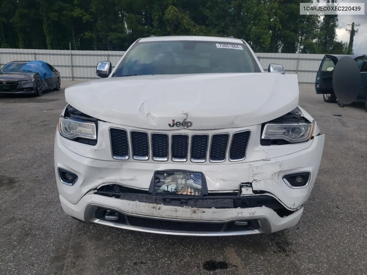 1C4RJECGXFC220439 2015 Jeep Grand Cherokee Overland