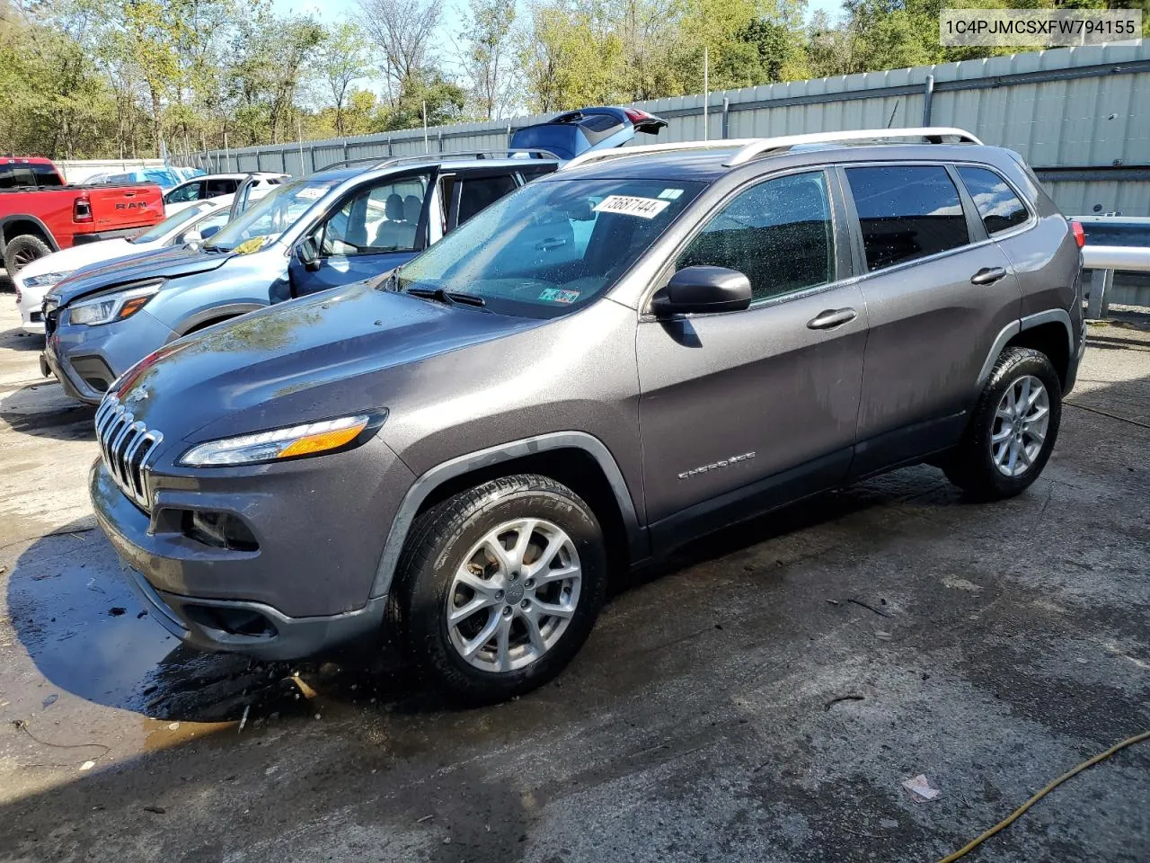 1C4PJMCSXFW794155 2015 Jeep Cherokee Latitude