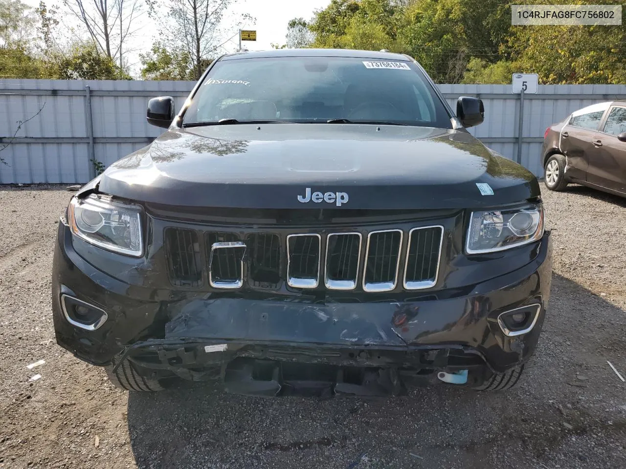 1C4RJFAG8FC756802 2015 Jeep Grand Cherokee Laredo