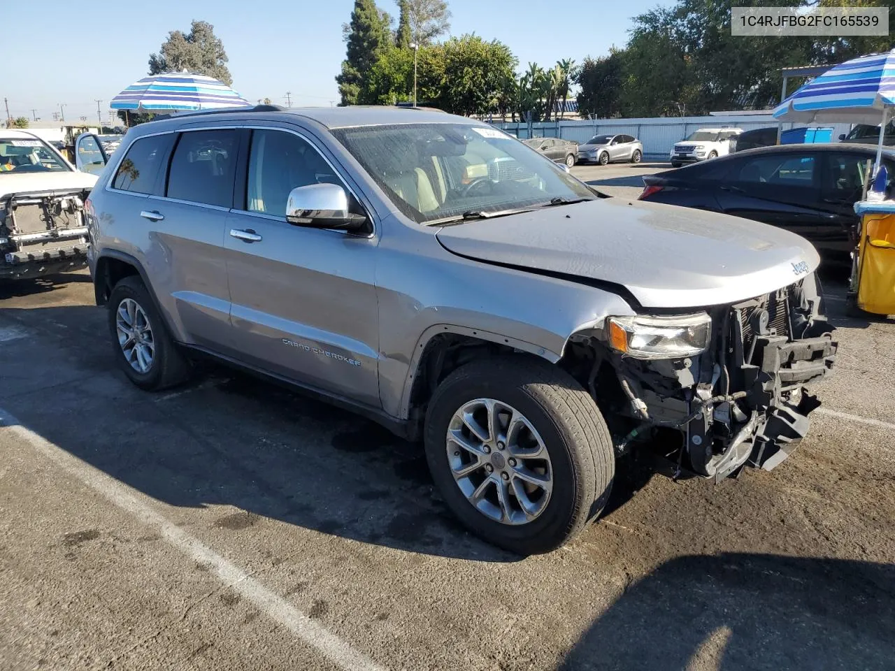 2015 Jeep Grand Cherokee Limited VIN: 1C4RJFBG2FC165539 Lot: 73804604