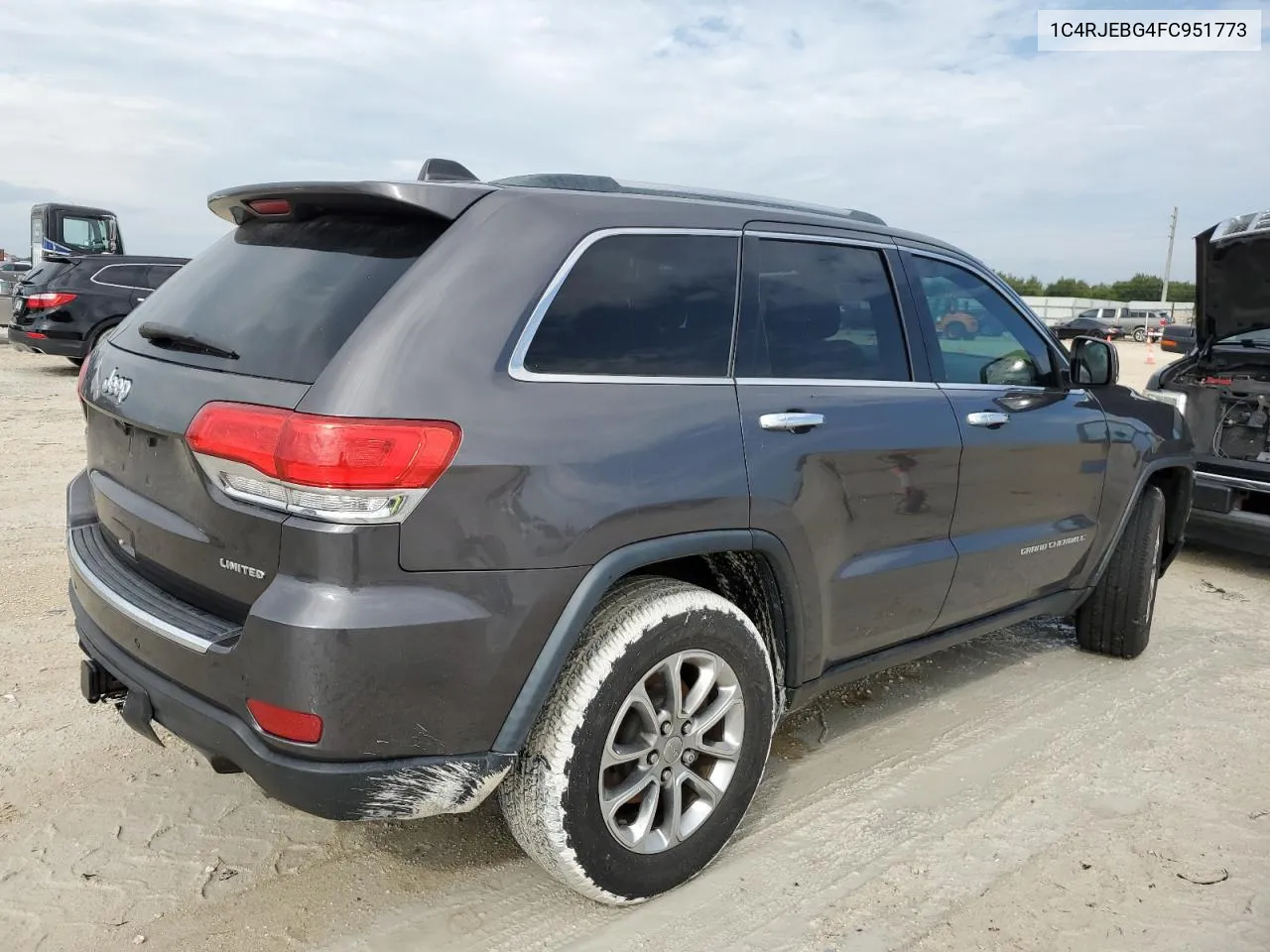 2015 Jeep Grand Cherokee Limited VIN: 1C4RJEBG4FC951773 Lot: 73828854