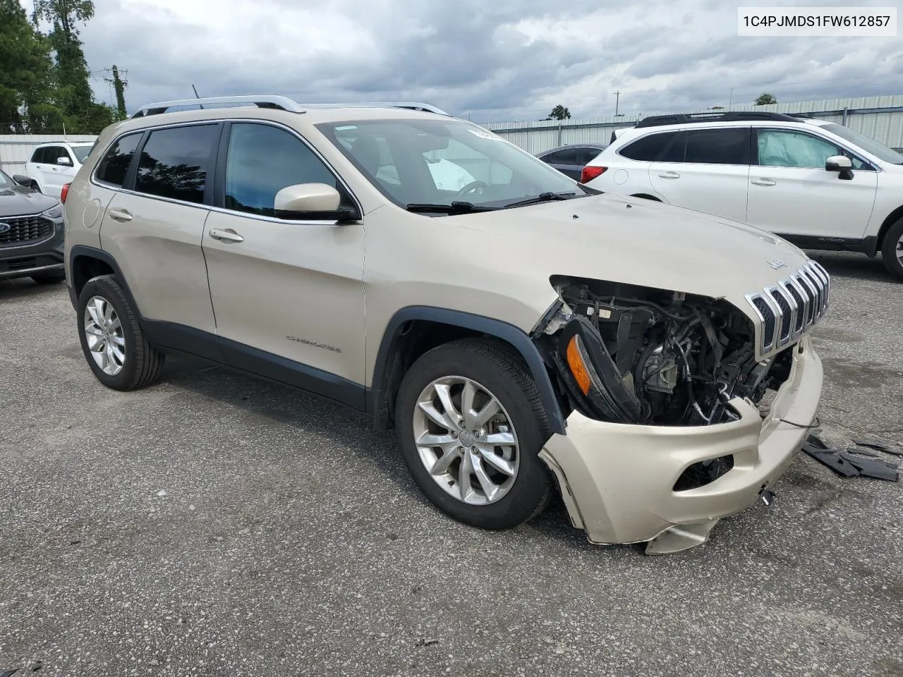 2015 Jeep Cherokee Limited VIN: 1C4PJMDS1FW612857 Lot: 73846914