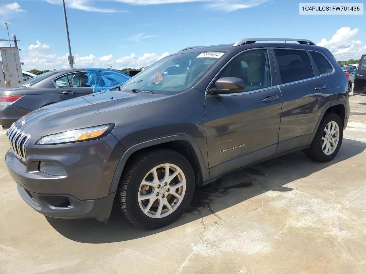 2015 Jeep Cherokee Latitude VIN: 1C4PJLCS1FW701436 Lot: 73865064