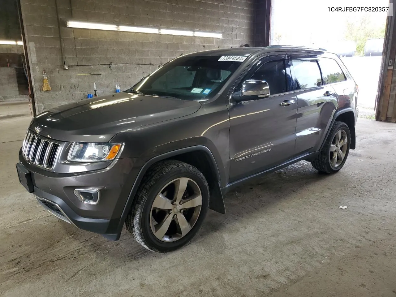 2015 Jeep Grand Cherokee Limited VIN: 1C4RJFBG7FC820357 Lot: 73944504