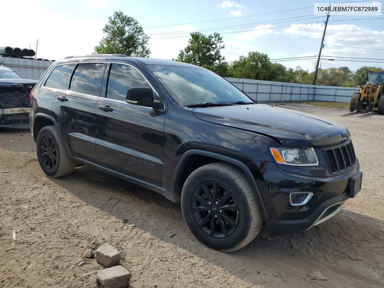 2015 Jeep Grand Cherokee Limited VIN: 1C4RJEBM7FC872989 Lot: 74005904