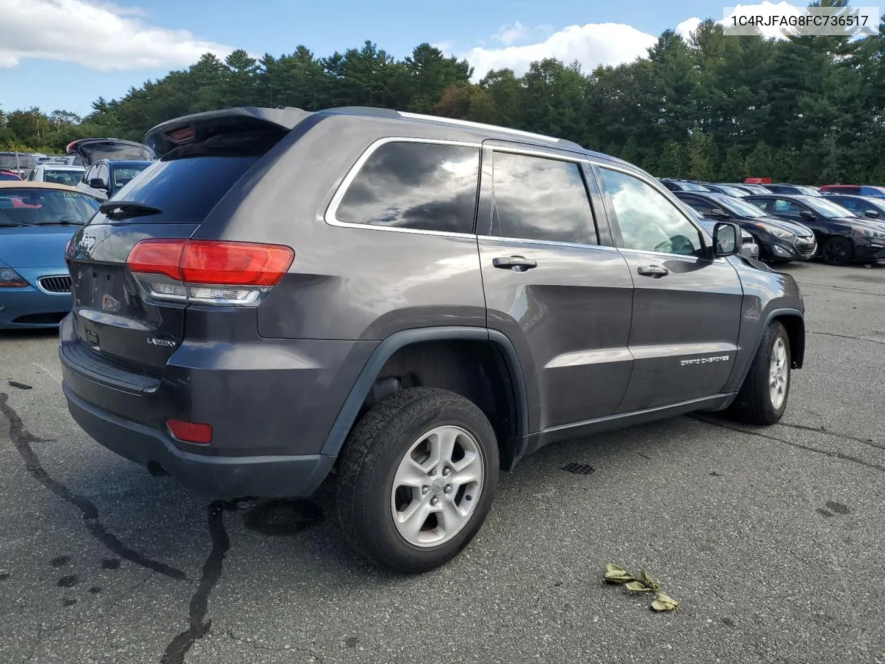 2015 Jeep Grand Cherokee Laredo VIN: 1C4RJFAG8FC736517 Lot: 74045254