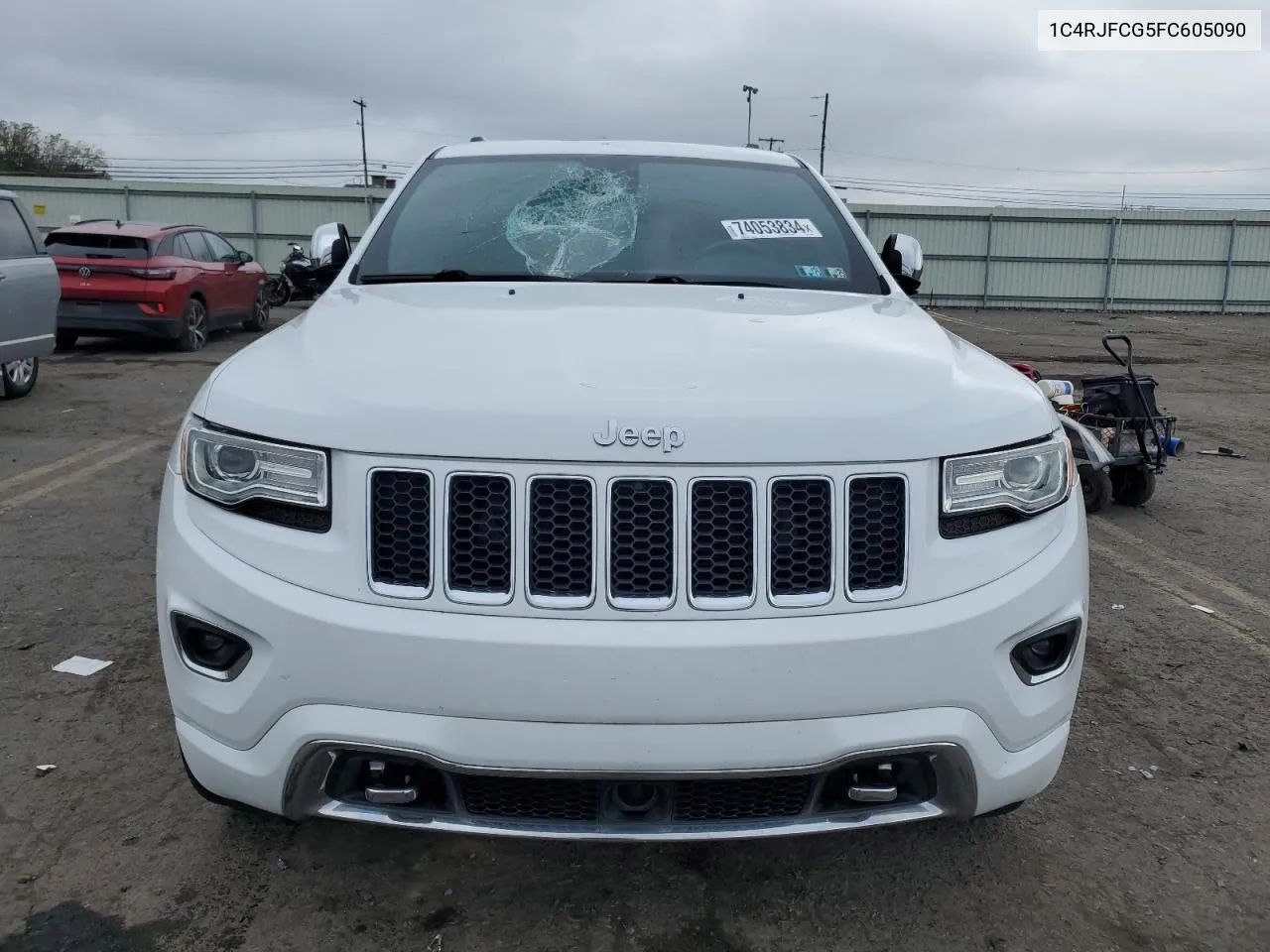 2015 Jeep Grand Cherokee Overland VIN: 1C4RJFCG5FC605090 Lot: 74053834