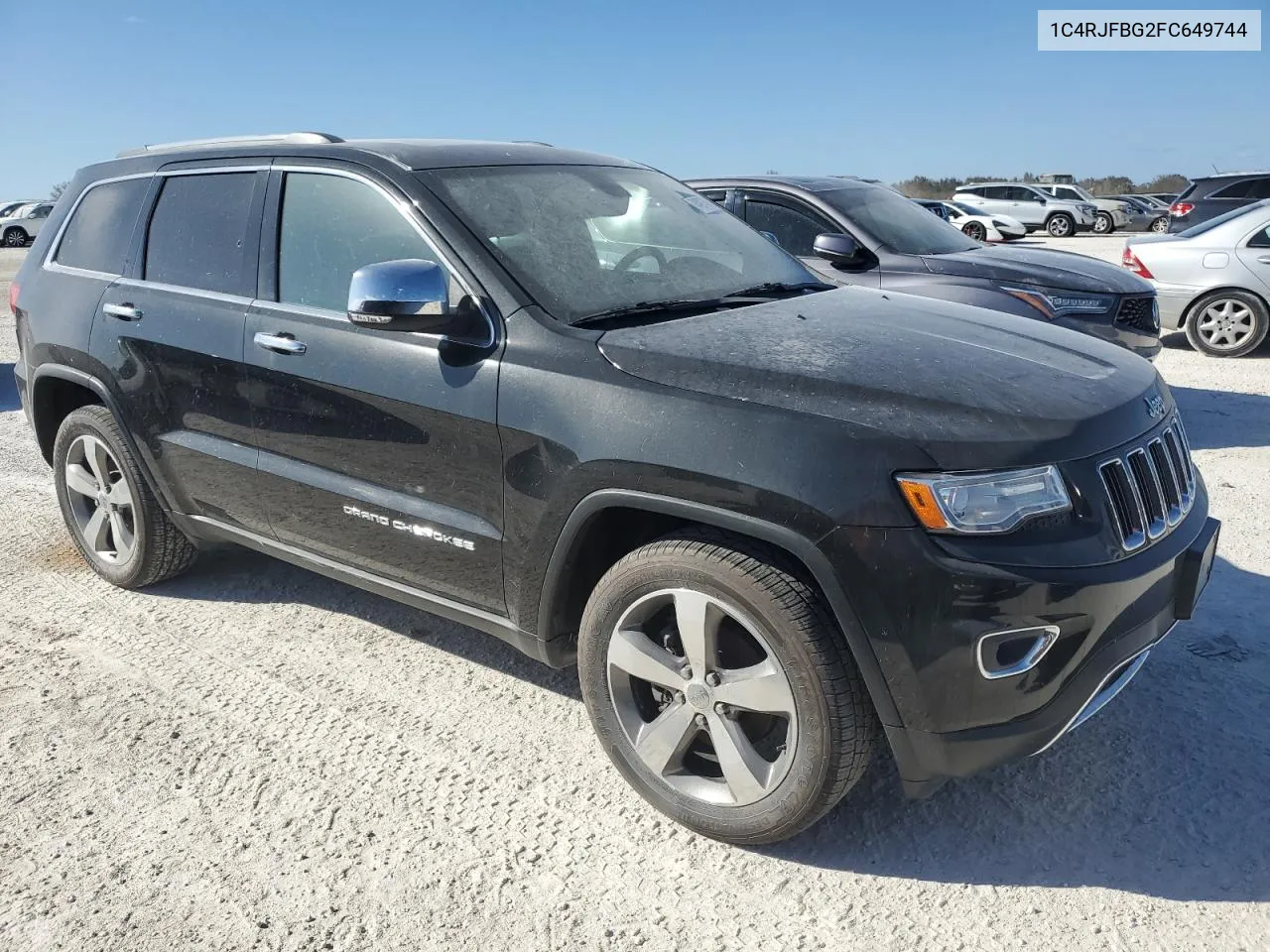 2015 Jeep Grand Cherokee Limited VIN: 1C4RJFBG2FC649744 Lot: 74097484