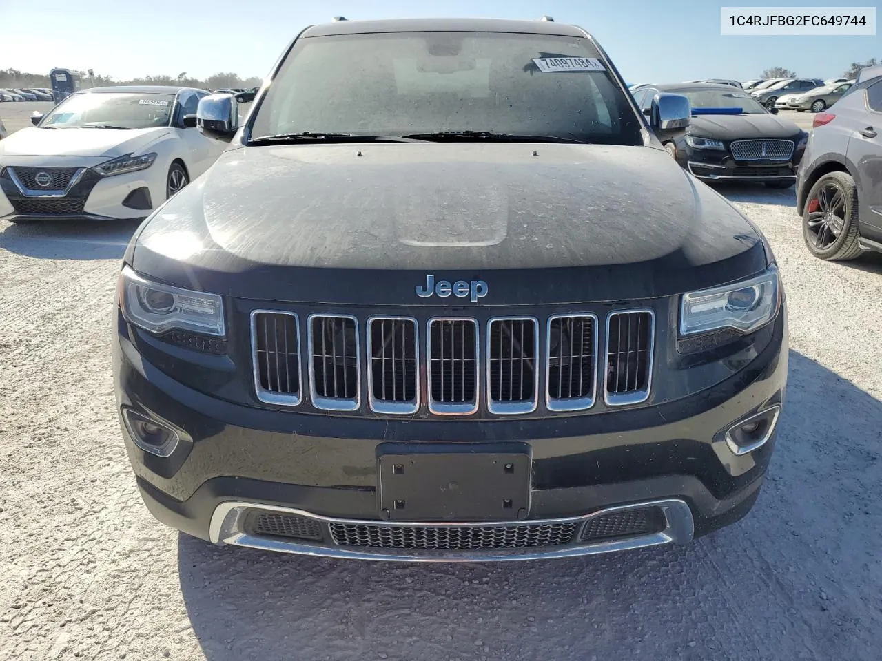 2015 Jeep Grand Cherokee Limited VIN: 1C4RJFBG2FC649744 Lot: 74097484