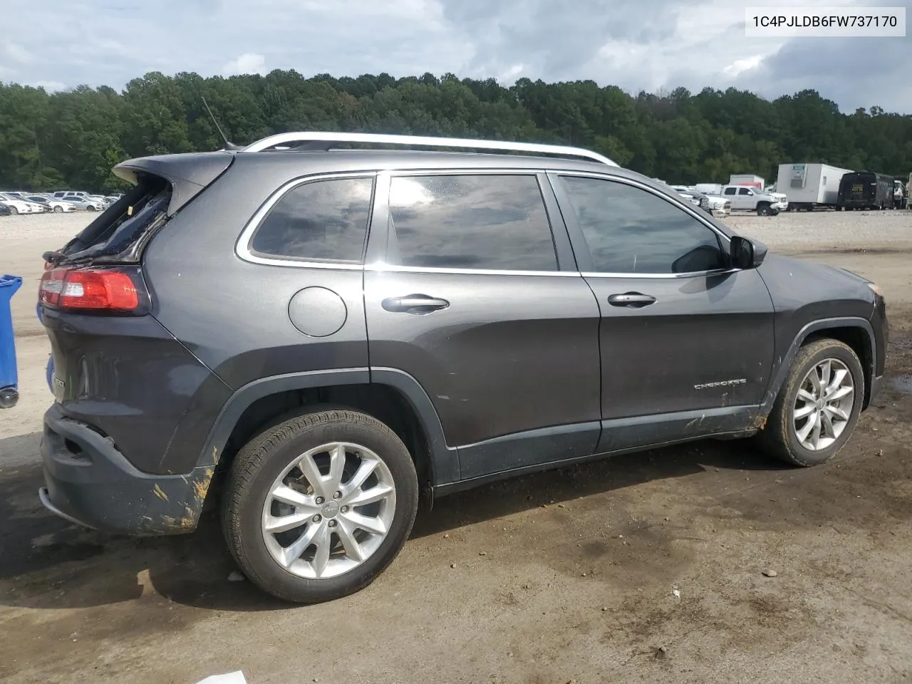 2015 Jeep Cherokee Limited VIN: 1C4PJLDB6FW737170 Lot: 74106374