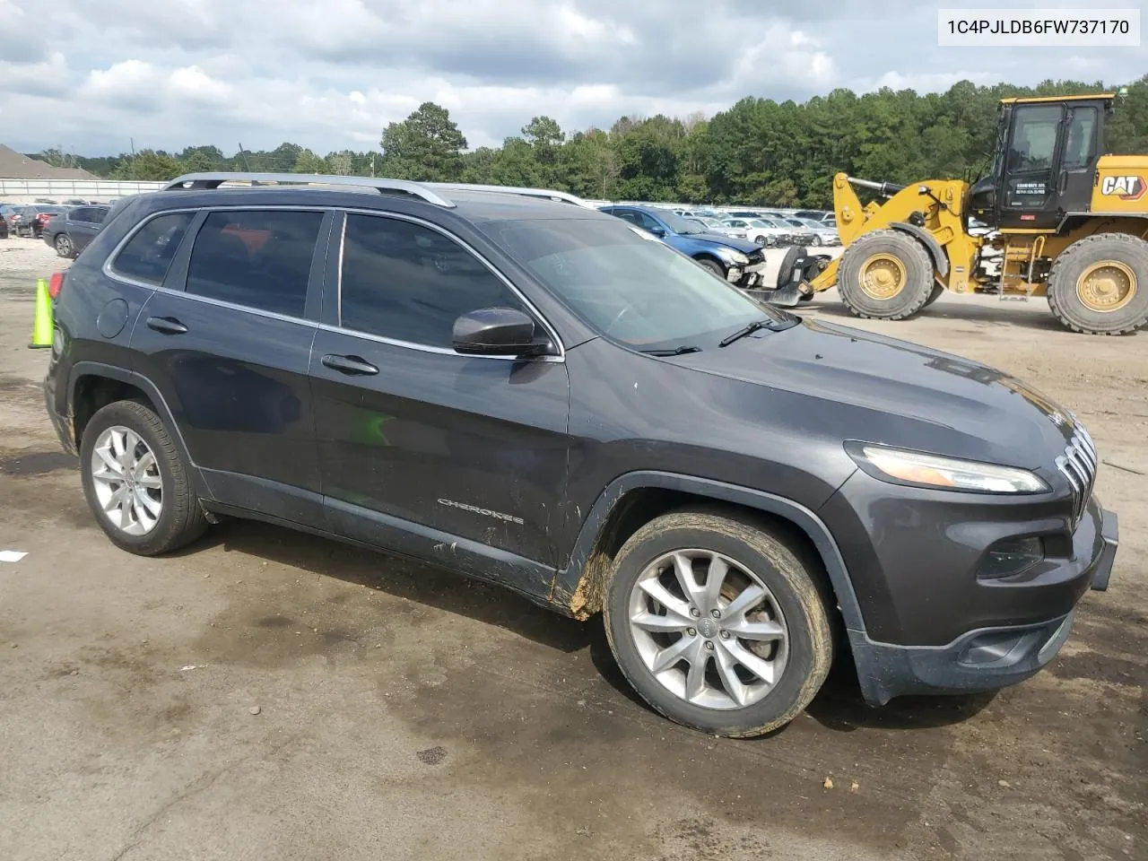 2015 Jeep Cherokee Limited VIN: 1C4PJLDB6FW737170 Lot: 74106374