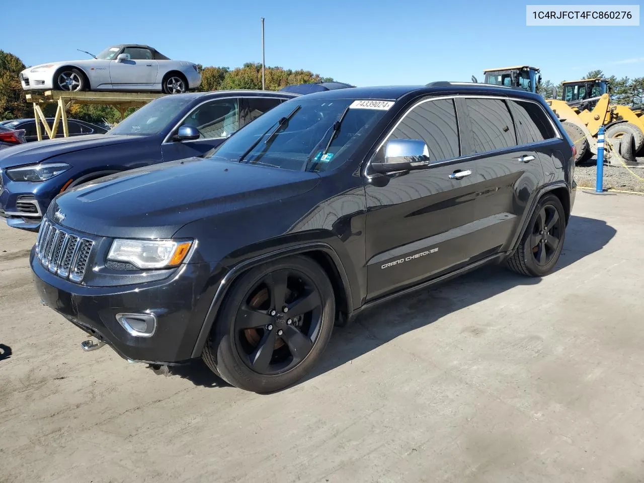 2015 Jeep Grand Cherokee Overland VIN: 1C4RJFCT4FC860276 Lot: 74339024