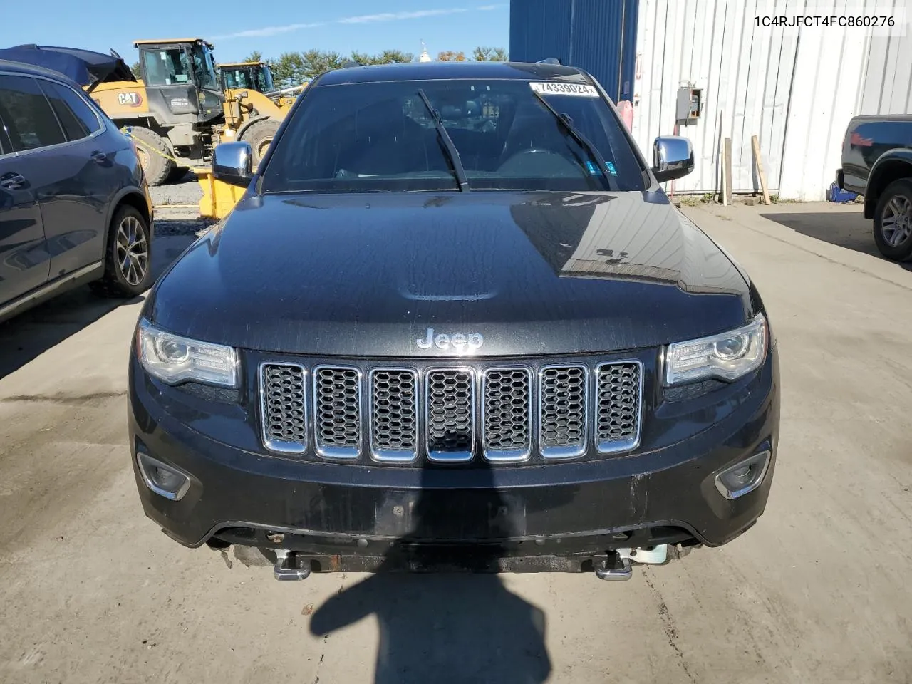 2015 Jeep Grand Cherokee Overland VIN: 1C4RJFCT4FC860276 Lot: 74339024