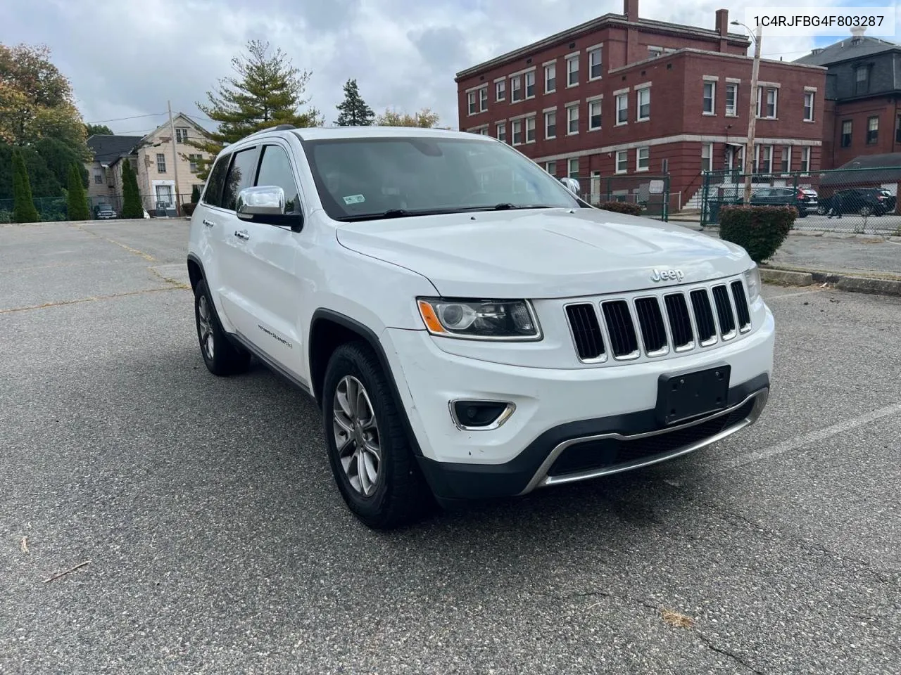 2015 Jeep Grand Cher VIN: 1C4RJFBG4F803287 Lot: 74354584