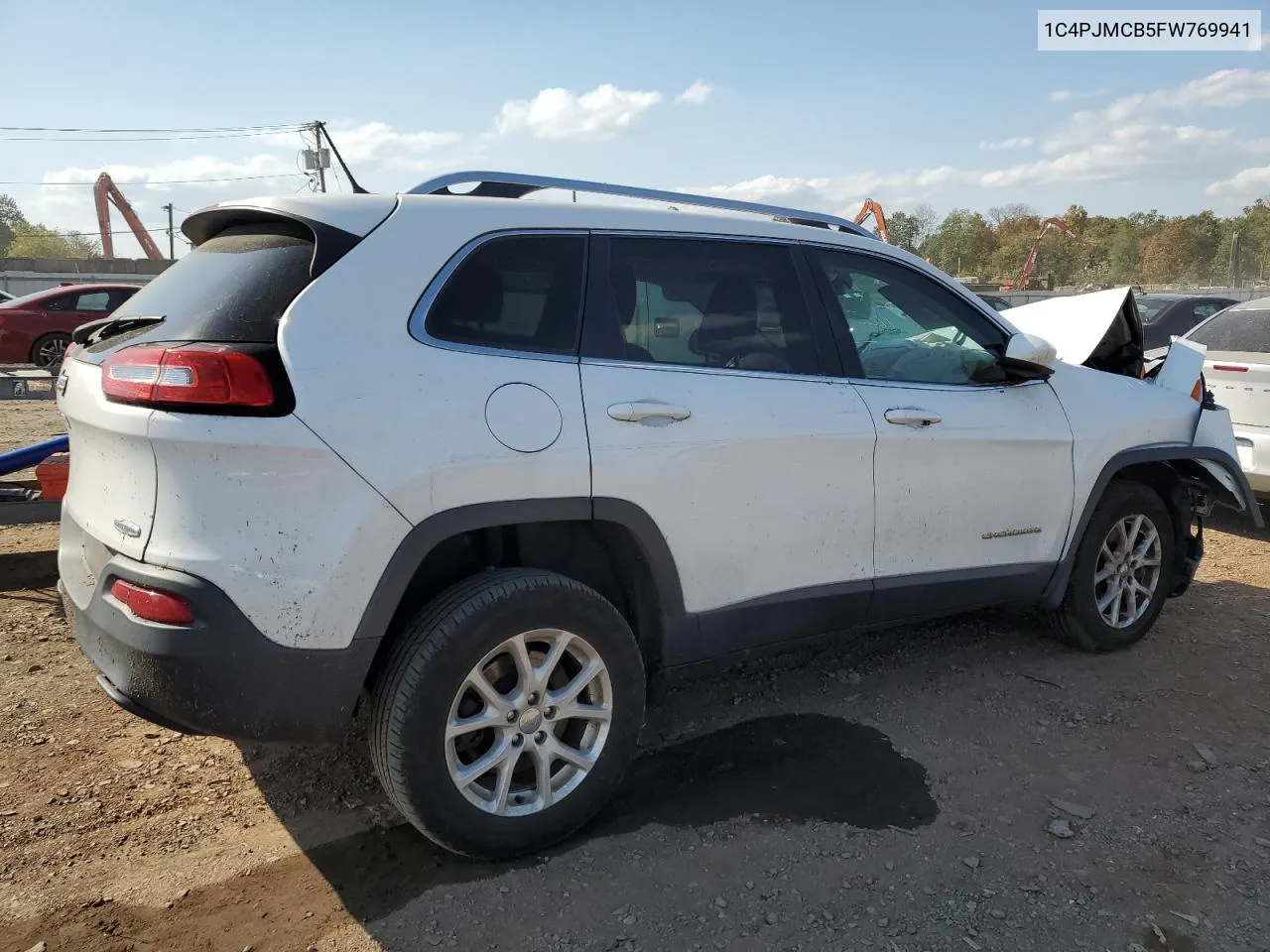 2015 Jeep Cherokee Latitude VIN: 1C4PJMCB5FW769941 Lot: 74370824