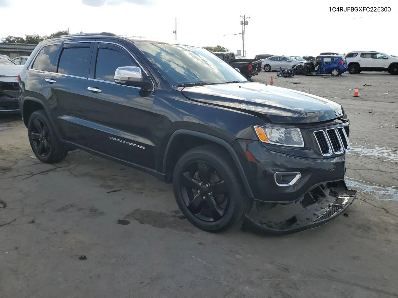 2015 Jeep Grand Cherokee Limited VIN: 1C4RJFBGXFC226300 Lot: 74446624