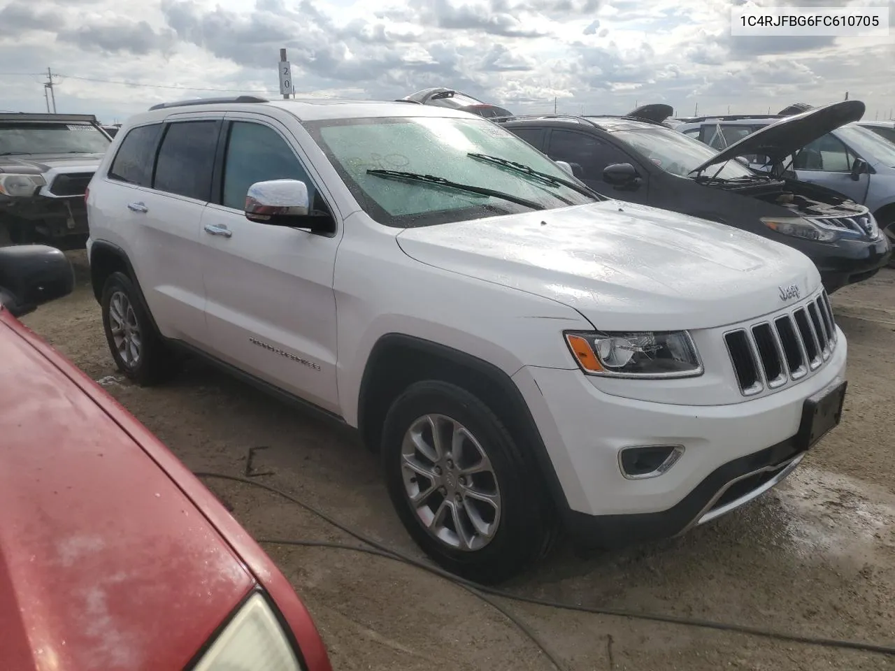 2015 Jeep Grand Cherokee Limited VIN: 1C4RJFBG6FC610705 Lot: 74558104