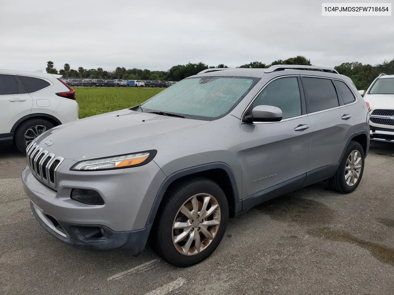 2015 Jeep Cherokee Limited VIN: 1C4PJMDS2FW718654 Lot: 74632584