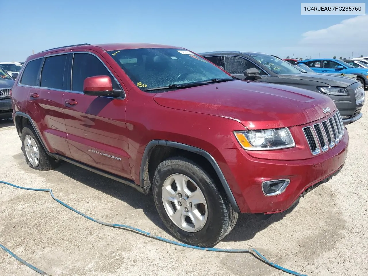 2015 Jeep Grand Cherokee Laredo VIN: 1C4RJEAG7FC235760 Lot: 74637854